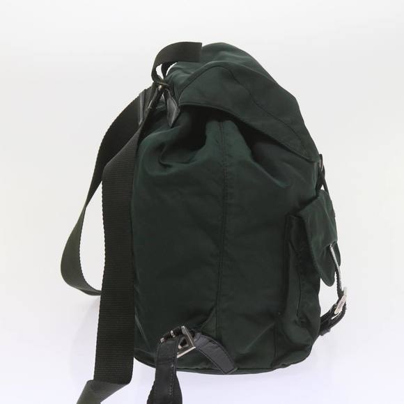 PRADA Backpack Nylon Green Auth 59702 - Picture 4 of 16